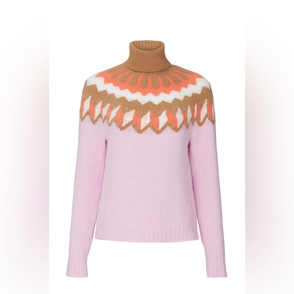 J. Crew Supersoft Fair Isle Turtleneck size Medium - Picture 1 of 12